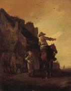 Philips Wouwerman A Rider Conversing with a Peasant china oil painting artist